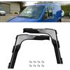 ANGRONG 2 pz Nero Finestra Anteriore Vento Pioggia Solare Deflettori Protezione Copriletto Per Ford Transit Connect 2002-2013 Tourneo Connect
