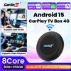 CarlinKit 8G + 128GB Android 15 Ultra2 CarPlay Ai Box Wireless Android Auto CarPlay Video online SM6350 8-Core GPS 4G LTE per auto