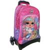 Zaino Trolley Scuola Elementare Organizato Staccabile Lol Omg Surprise