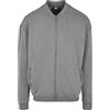 URBAN CLASSICS Felpa Zip Uomo Senza Cappuccio, Giacca Uomo Felpata, Bomber Zip Old School Vintage, Taglie XS - 5XL