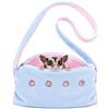 Meow&Woof Zucchero Glider Bonding Pouch Small Pet Carrier Bag Sling con cinghia Critter Cuddler per alianti furetti, ratti, ricci, criceti all'aperto, blu