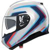 Nolan N100-6 RADIANTE 358 BIANCO/BLU/ROSSO