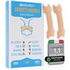 Incutex 100 Pezzi Cerotti Nasali Antirussamento per Uomini e Donne, Strisce Patch Nasali per Respirare e Dormire Meglio, Sport, Taglia L (66×19 mm), Beige