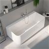 evineo ineo7 vasca da bagno a parete L: 175 La: 80 A: 60 cm, BE0749WH, ineo7 bianco [Vasche da Bagno > Vasche da Bagno a Parete]