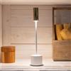 zafferano Carolina lampada da tavolo ricaricabile, LED, LD1460BO, Carolina [Lampade per Interni > Lampade a batteria]