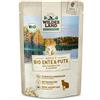 WILDES LAND - GATTO BIO - ANATRA E TACCHINO CON MIRTILLI ROSSI E OLIO DI SALMONE 85g