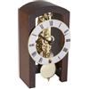 Hermle 23015-030721 - Orologio da tavolo moderno a scheletro, in noce