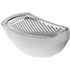 Alessi AARU01 I Parmenide Grattugia con Raccoglitore, in Resina Termoplastica, Ghiaccio, Acciaio Lucido
