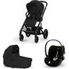 Cybex Trio Balios S Lux Moon Black con Cloud G di Cybex