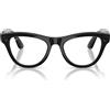 Ray-Ban Occhiali da Sole RW4014 601/CH Skyler (Gen 2) Nero/Trasparente Ametista Unisex Fotocromatici 52/20/150