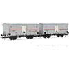 RIVAROSSI HR6604 Set 2 carri Ifms ex Hgb con cassa a doghe in legno, FS