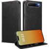 MOJIA Cover per ZTE Nubia Air, [Forte Chiusura Magnetica] Case Portafoglio in Pelle PU Premium, Custodia a Libro per Telefono con Porta Carte. Nero