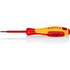 KNIPEX Giravite per elettricisti per viti con impronta a croce Pozidriv impugnatura isolante, in materiale bicomponente, collaudato, 98 25 00