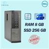 Dell PC DESKTOP DELL 7010 SFF INTEL I7 RAM 8GB SSD256 WINDOWS 11 PRO RICONDIZIONATO