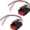 EMSea 2 connettori a bobina di accensione per auto a 3 pin cablaggio 71752816 compatibile con Alfa compatibile con Fiat