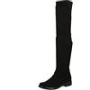 CAPRICE 9-25510-41, Sopra il ginocchio con tacco Donna, Nero (Black Stretch), 36 EU