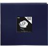 Pioneer Photo Albums Pioneer 20,3 cm by 20,3 cm Snapload Sewn Leatherette Frame Cover Memory Book, Blu Navy