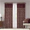 Madison Park Aubrey - Tenda tascabile in finta seta, motivo Paisley Jacquard, per soggiorno, cucina, camera da letto e dormitorio, 127 x 213 cm, colore: Borgogna