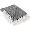 DII Transitional Coperta in Tessuto, Cotone, Nero, 50x60