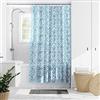 Zenna Home - Tenda da doccia in PEVA, 177,8 x 182,9 cm, colore: grigio, 177,8 x 182,9 cm