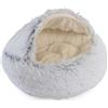 Camon Cuccia Cuccia Ciambella con Semi-Copertura con Pelliccia Sintetica 50cm