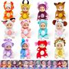 Carreuty 12 mini bambole Reborn, varie costellazioni, mini bambola bambino con vestiti, set di mini bambole Reborn addormentate lavabili, realistiche con parti mobili, piccole bambole bambino per bambini