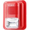Agatige Allarme Acustico e Luminoso, DC12V/24V Allarme di Protezione Antincendio Sonoro e Luminoso Sistema di Sicurezza Allarme Sirena Stroboscopica, 6 LED Integrati