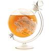 Ckb Ltd®, decanter a forma di globo con supporto a culla e coperchio in sughero e vetro; ideale per whisky, scotch, rum, vodka, tequila e altro ancora; può contenere fino a 700ml