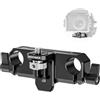 NEEWER Supporto per Matte Box, 2 Morsetti per Aste LWS da 15mm con Vite da 1/4 e Regolazione Verticale di 0,9/22mm, Compatibile con SmallRig NEEWER Mini Matte Box, PG013