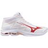 MIZUNO scarpe MIZUNO Wave lightning pro mid w bianco/rosso