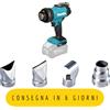 Makita HG001GZ02 Termosoffiatore 40VMAX 20-600°- Fornito con valigetta, senza batteria e caricabatteria