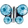 Mast Industria Italiana Farfalla 6mm Acquamarina
