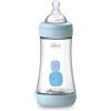 Chicco Biberon Perfect 5 Boy in Silicone Azzurro - 240ml