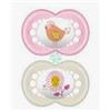 Mam Baby Mam Original 16+ Silicone Doppio Femmina 2 pezzi