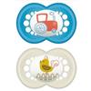 Mam Baby Mam Original 16+ Succhietto in silicone Doppio Maschio 2 pezzi