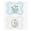 Mam Baby Mam Night Succhietto per Maschietti 2-6 mesi - 2 pezzi