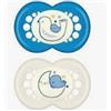 Mam Baby Mam Night Succhietto 6+ Succhietto Maschio in silicone 2 pezzi