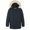 Schott NYC Nelson20-NAVY-4XL Parka, Blu, Taglia Unica Plus Tall Uomo
