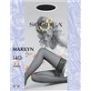 SOLIDEA BY CALZIFICIO PINELLI Marilyn Calze Autoreggenti 140 Den Sheer Solidea® Colore Nero Taglia 4-L