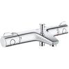 Grohe, Miscelatore per vasca da bagno/doccia con termostato, Argento (Argent/Chrome)