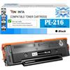 TONTINTA PE216 PE-216 Cartuccia Toner Compatibile 1600 Pagine Nero per Stampante P2506 P2506W M6506 M6506NW M6556 M6556NW M6606 M6606NW