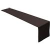 Lemos Home Runner da tavola di alta qualità in 100% cotone, collezione concetto, colore e dimensioni a scelta (runner - 40 x 250 cm, cioccolato)