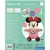 Clementoni Bambola Educativa Disney Baby My First Minnie - Peluche Interattivo con Musica e Attività Sensoriali, 0+