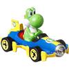 Hot Wheels Modello DieCast KART di YOSHI Versione MACH 8 da SUPER MARIO KART - Scala 1:64 5cm