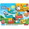 Mattel Mega Bloks First Builders, Playset Parco Giochi con Lanciatore, 3 Scivoli e 29 Blocchi da Costruzione, Giocattolo per bambini 1+ Anni, GKX70