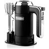 Westinghouse - Frullatore a mano retrò con 6 livelli + funzione turbo, ideale come frusta e per impastare (set di 2), con timer, colore: Nero