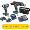 Makita DK0114G201 (HP001G + TD001G) COMPLETO CON DUE BATTERIE E CARICABATTERIE + BORSONE