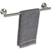 TocTen Barra porta asciugamani da bagno, in acciaio inox SUS304, resistente, montaggio a parete, 40,6 cm, nichel spazzolato