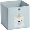 Zeller 14424 - Contenitore Icebear, in tessuto non tessuto, 28 x 28 x 28 cm