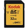 KODAK 32GB Scheda SD Kodak SDHC classe 10 Gold+ UHS-I U1 Ka.Blist [EKMSD32GHC10K]